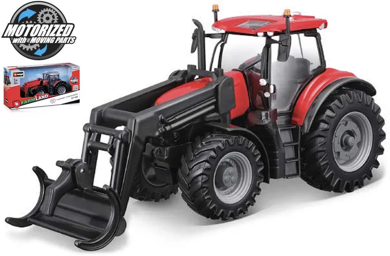 Case Ih - Modelauto - Schaal 10 CM by Bburago in Rood/zwart – product photo