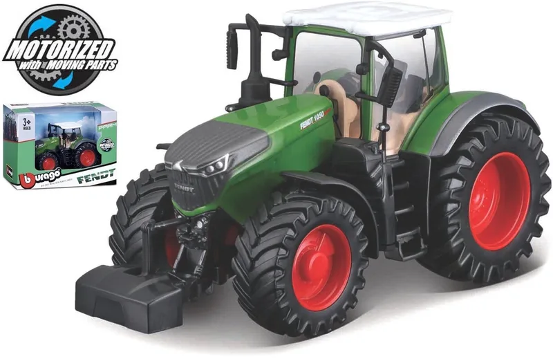 Fendt 1050 - Modelauto - Schaal 10 CM by Bburago in Groen/rood/wit – product photo