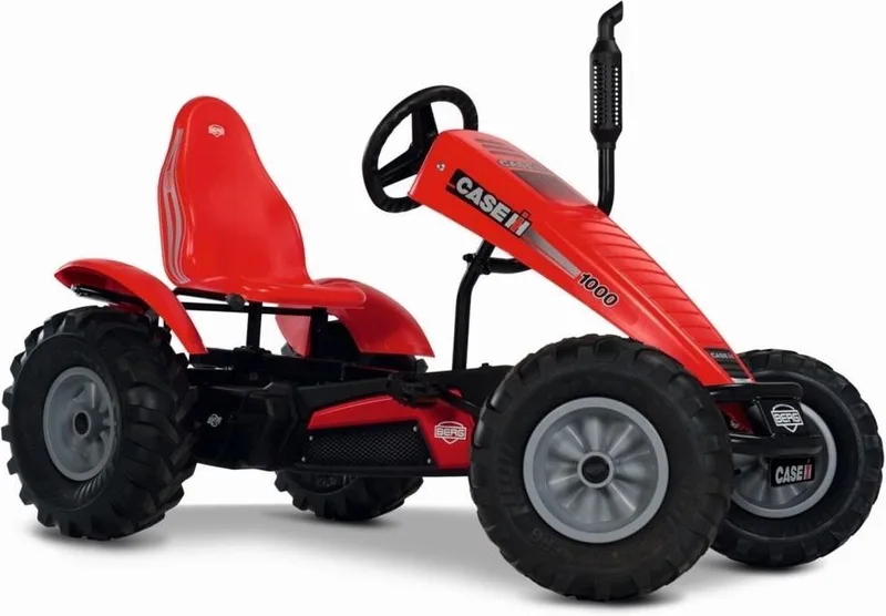 XL frame Case IH BFR Skelter - Met handrem - Verstelbare Stoel - Rood - Vanaf 5 jaar by BERG in Case IH® – product photo