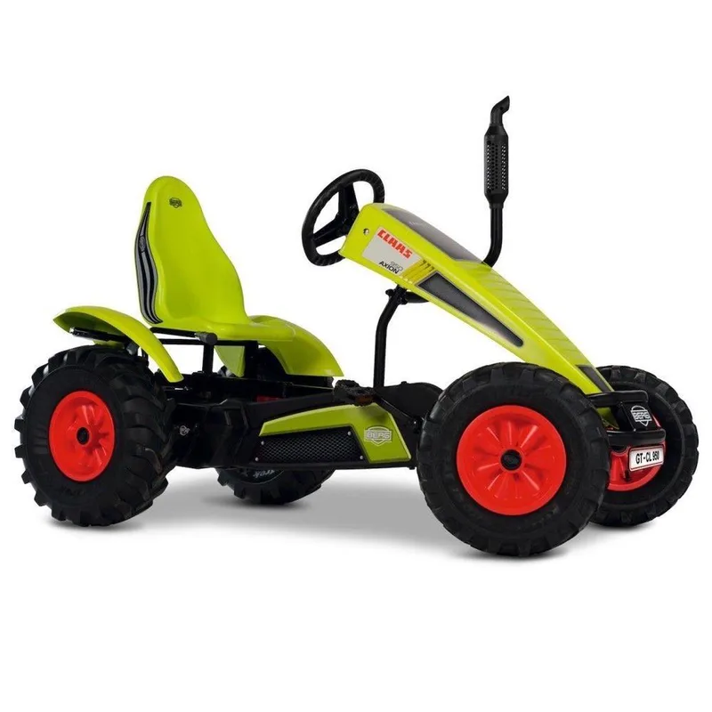 XL frame Claas BFR Skelter - Met handrem - Verstelbare Stoel - Groen - Vanaf 5 jaar från BERG i Claas® – produktbild