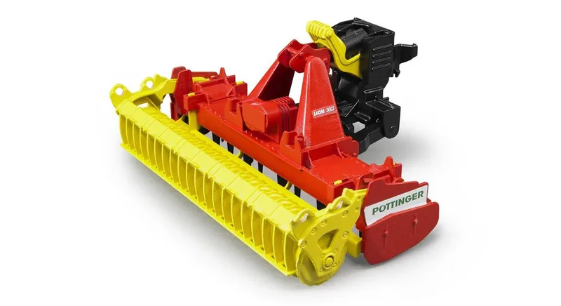 Pöttinger Lion 3002 rotary harrow – 02346 · 1:16 fra Bruder – produktbillede