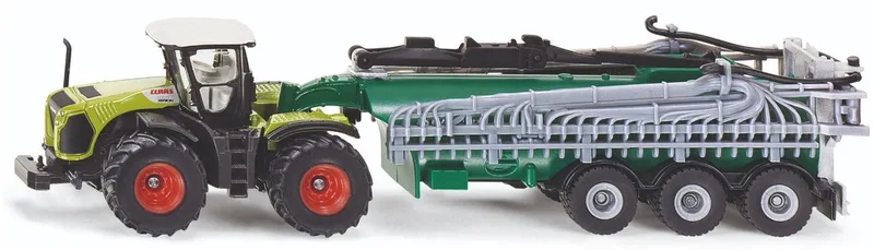 Claas Xerion with vacuum tanker – 1827 by Siku – product photo