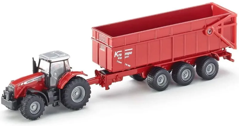 Massey Ferguson with trailer – 1844 by Siku – product photo