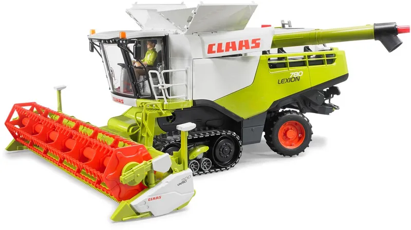 Claas Lexion 780 Terra Trac Combine harvester – 02119 · 1:16 by Bruder – product photo