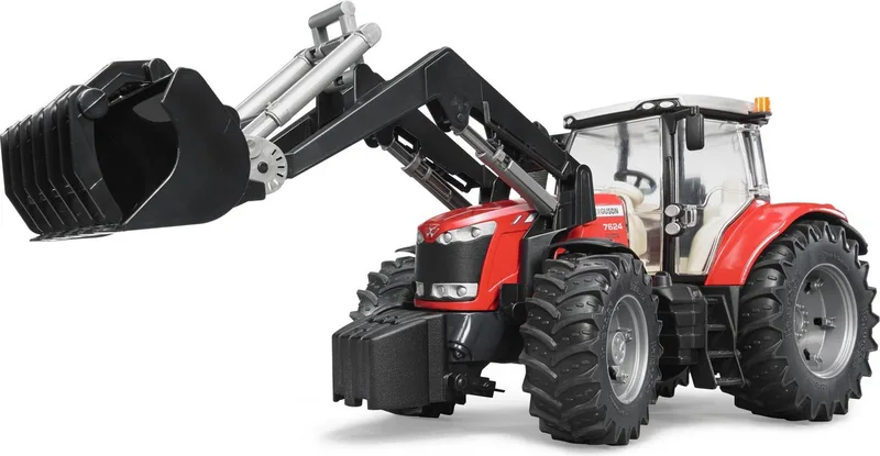 Massey Ferguson 7624 with frontloader – 03047 · 1:16 by Bruder – product photo