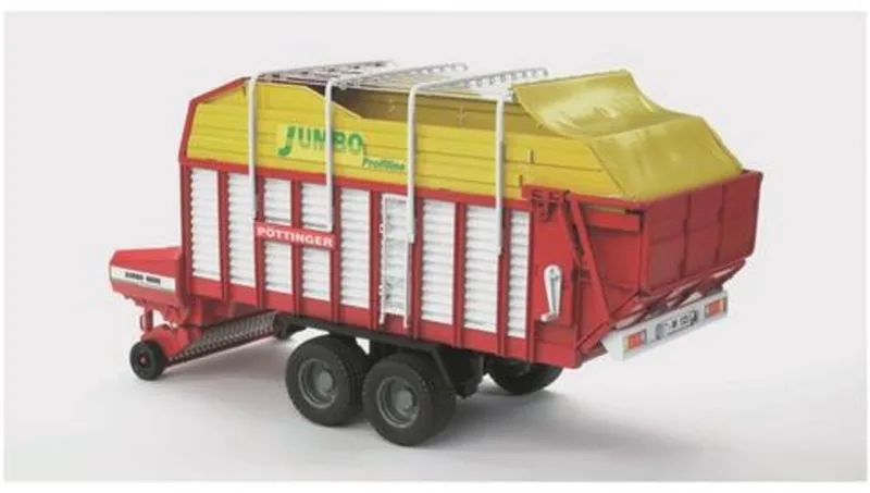 Pottinger Jumbo 6600 Profiline Forage trailer – 02214 · 1:16 by Bruder – product photo
