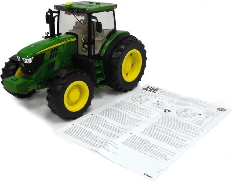 Big farm John Deere 6210R Tractor de Britains en Groen – photo du produit