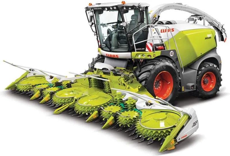 Claas Jaguar 980 met Orbis 900 maisbek 1:32 by Britains – product photo