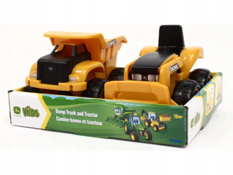 John Deere kiepwagen en tractor 1:32 från Britains i Geel – produktbild