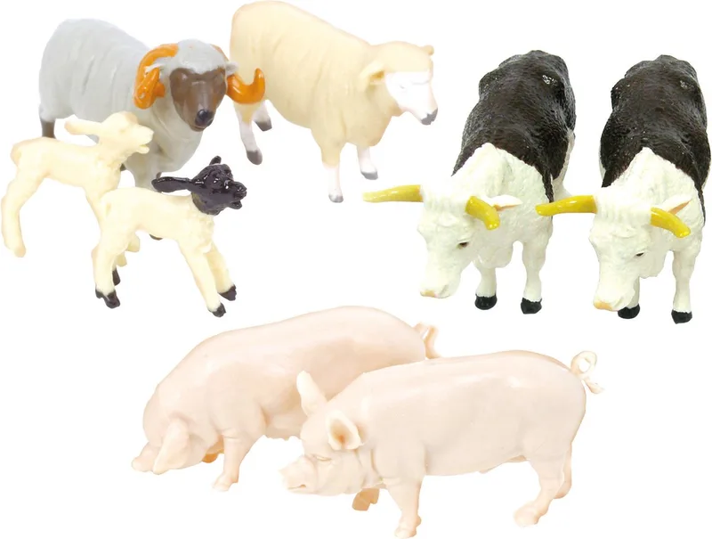 Set De 17 Animaux De La Ferme by Britains in Multicolor – product photo