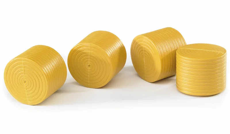 4 round hay bales for Claas Rollant 250 – 02344 · 1:16 by Bruder – product photo