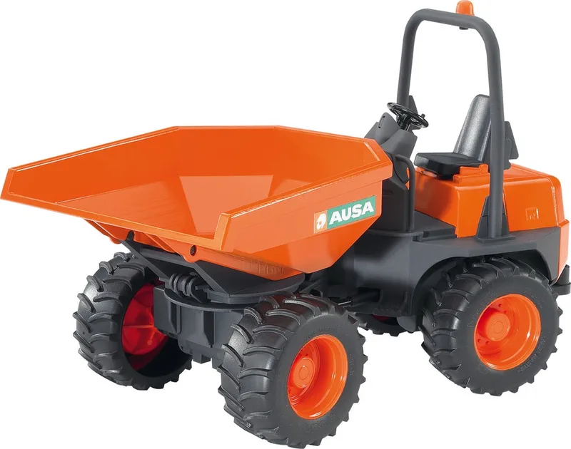 2449 - Ausa mini dumper - kiepwagen - schaal 1:16 de Bruder en Oranje – photo du produit