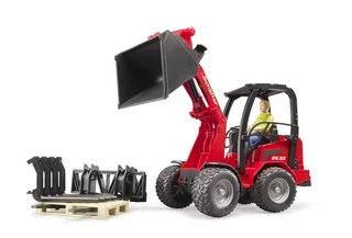 Schäffer Compact loader 2630 with figure and acces – 02191 · 1:16 by Bruder – product photo 2 of 2