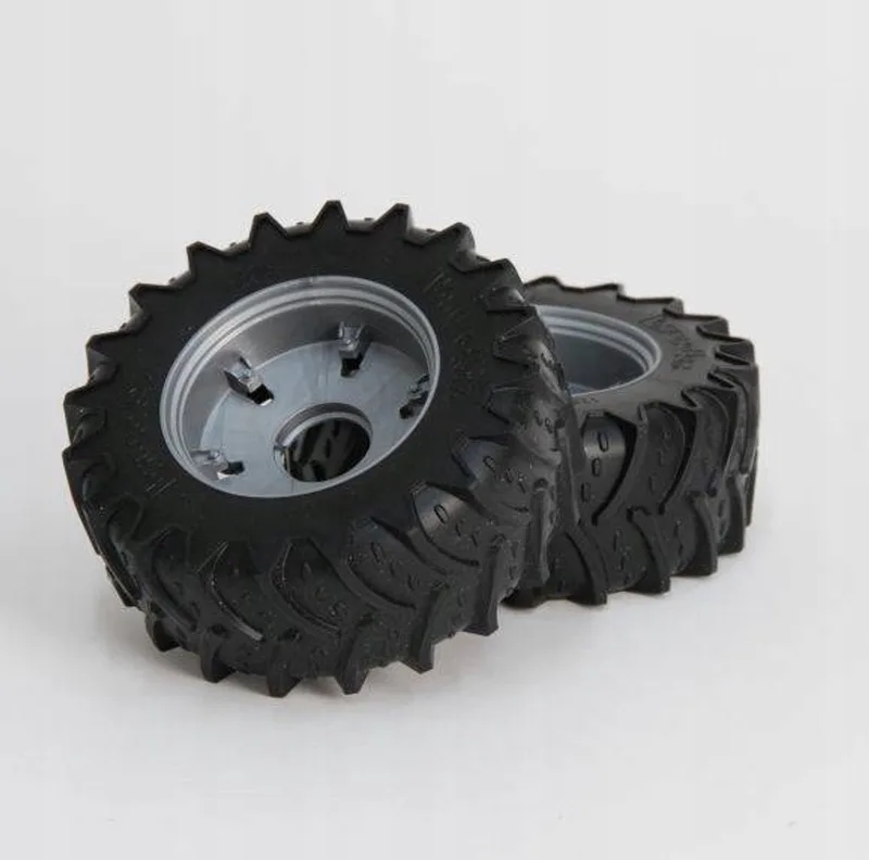 Bruder 43192 Achterwielen voor Case IH Optum Tractoren by Bruder in Grijs – product photo