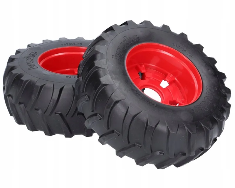 Bruder 44047 Achterwielen voor Fendt 1050 Vario Tractoren by Bruder in Rood – product photo