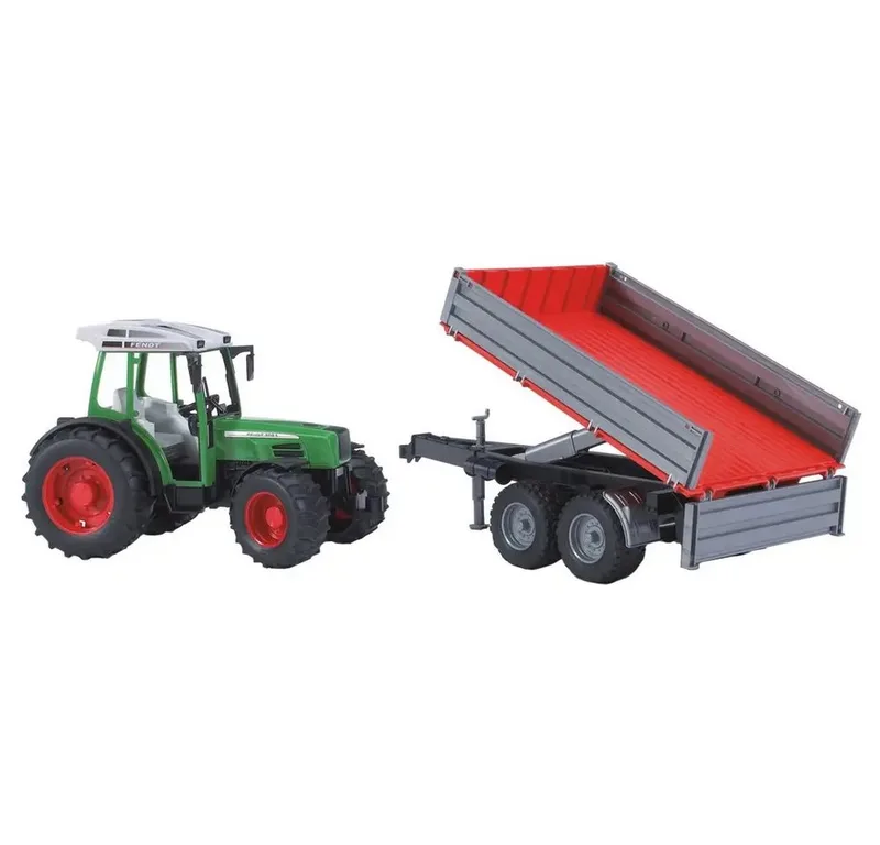 Spielzeug-Traktor Bruder 02104 Fendt 209S mit Bordwandanhänger, ab 3 Jahren, Maße: 13 x by Bruder – product photo