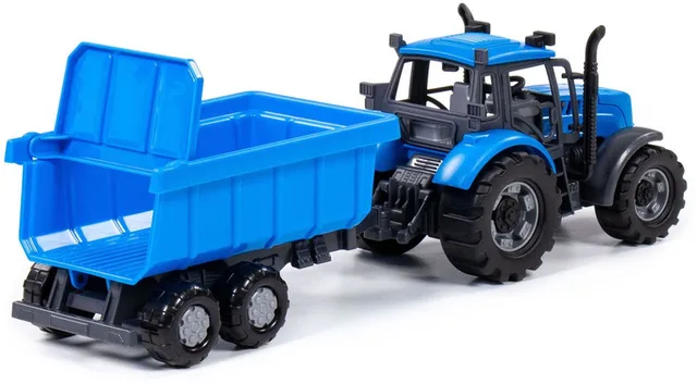 Tractor met Kiepwagen Aanhangwagen 1:32