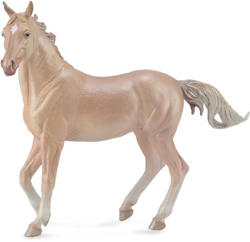 Figurine - Akhal-Teke Merrie Perlino - (Xl) - Paarden - Handgeschilderd - Miniatuur by Collecta in Brown – product photo