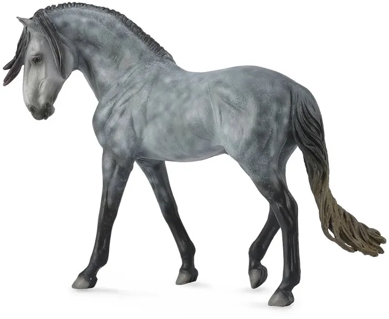 Figurine - Andalusische Hengst - 1:12 - Paarden - Handgeschilderd - Miniatuur by Collecta in Grey – product photo