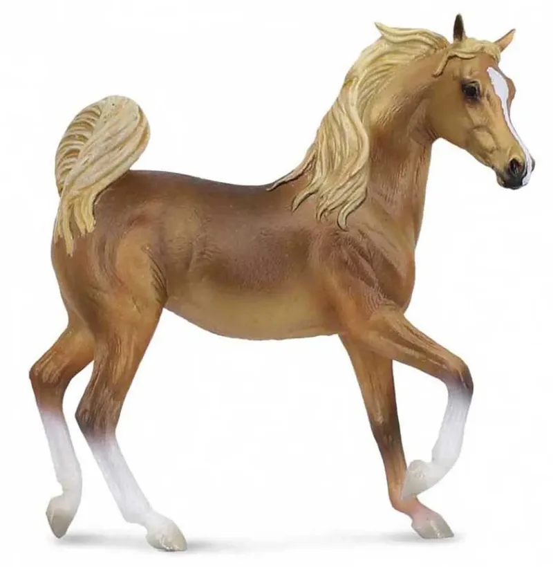 Figurine - Arabier Merrie - (Xl) - Paarden - Handgeschilderd - Miniatuur van Collecta in Bruin – productfoto