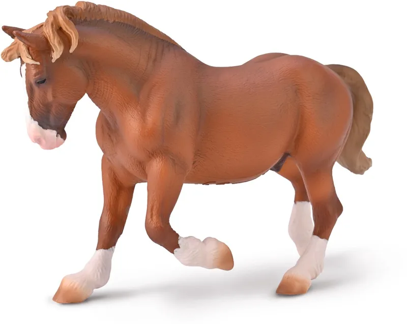 Figurine - Breton Hengst - (XL by Collecta in Brown – product photo