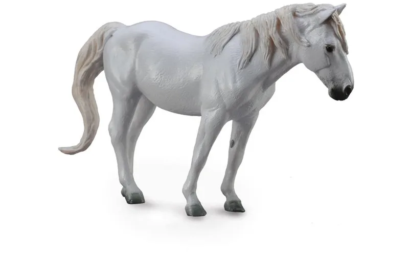 Figurine - Camargue Grijs - (Xl) - Paarden - Handgeschilderd - Miniatuur de Collecta en Gris – photo du produit