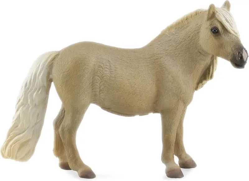 Figurine - Falabella Merrie Palomino - (M) - Paarden - Handgeschilderd - Miniatuur by Collecta in Brown – product photo
