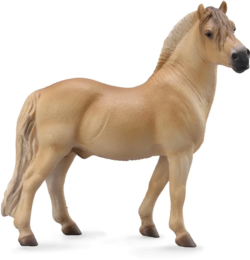 Figurine - Fjord Hengst - (Xl) - Paarden - Handgeschilderd - Miniatuur by Collecta in Brown – product photo