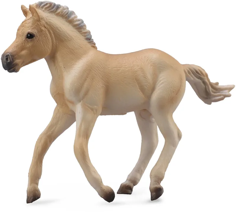 Figurine - Fjord Veulen Grijsbruin - (M) - Paarden - Handgeschilderd - Miniatuur by Collecta in Brown – product photo