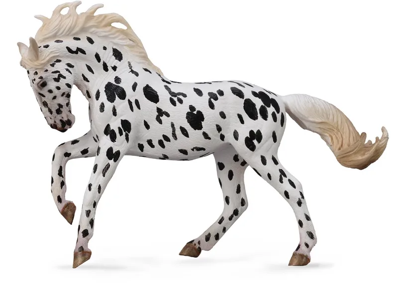 Figurine - Knabstrupper Merrie - (Xl) - Paarden - Handgeschilderd - Miniatuur by Collecta in Black – product photo