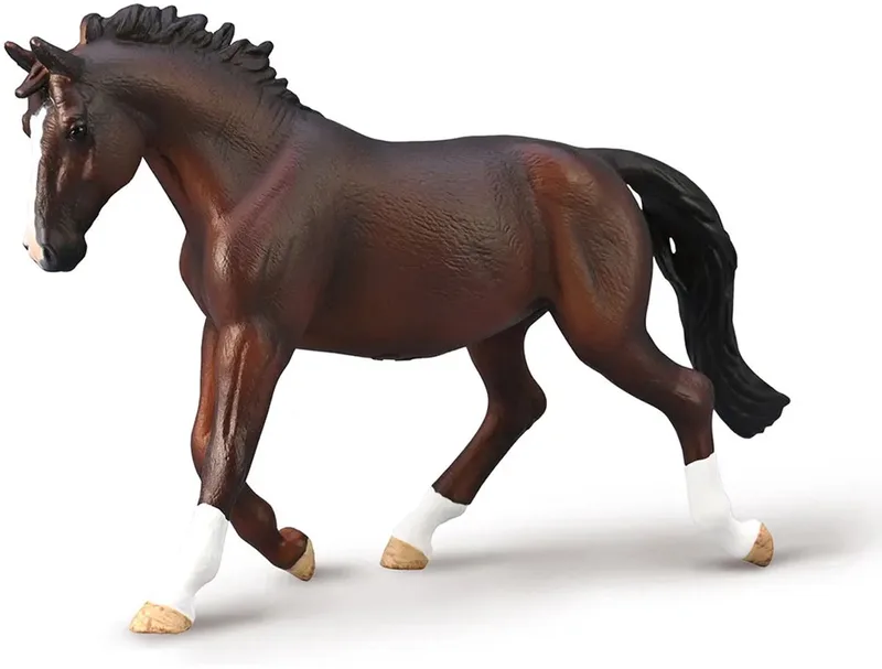 Figurine - Oldenburger Merrie - (Xl) - Paarden - Handgeschilderd - Miniatuur by Collecta in Brown – product photo