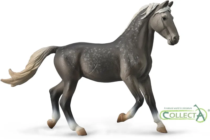 Figurine - Orjol Merrie Donkergrijs - 1:20 - Paarden - Handgeschilderd - Miniatuur van Collecta in Grijs – productfoto