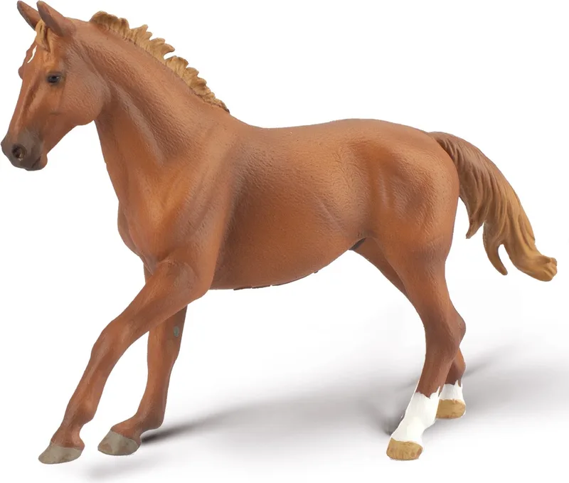 Figurine - Phar Lap, Engelse Volbloedhengst - (Xl) - Paarden - Handgeschilderd - Miniatuur by Collecta in Brown – product photo