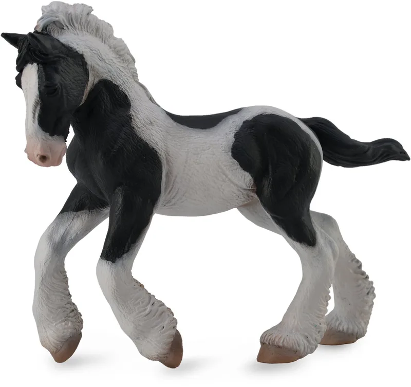 Poulain Gysy Noir Et Blanc M Figurine de Collecta en Noir – photo du produit