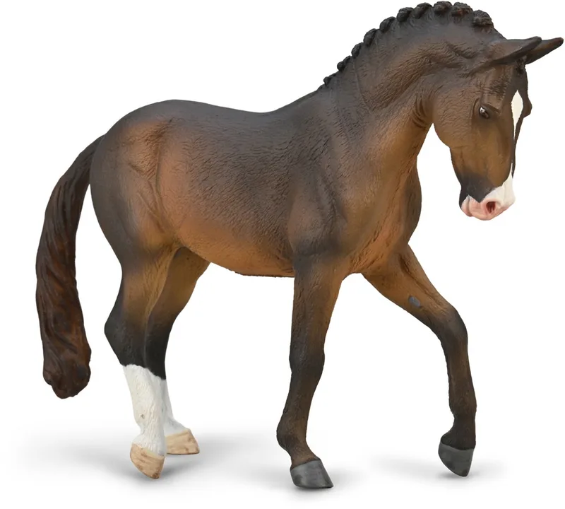Figurine - Trakehner Hengst Donkerbruin - (Xl) - Paarden - Handgeschilderd - Miniatuur by Collecta in Multicolour – product photo