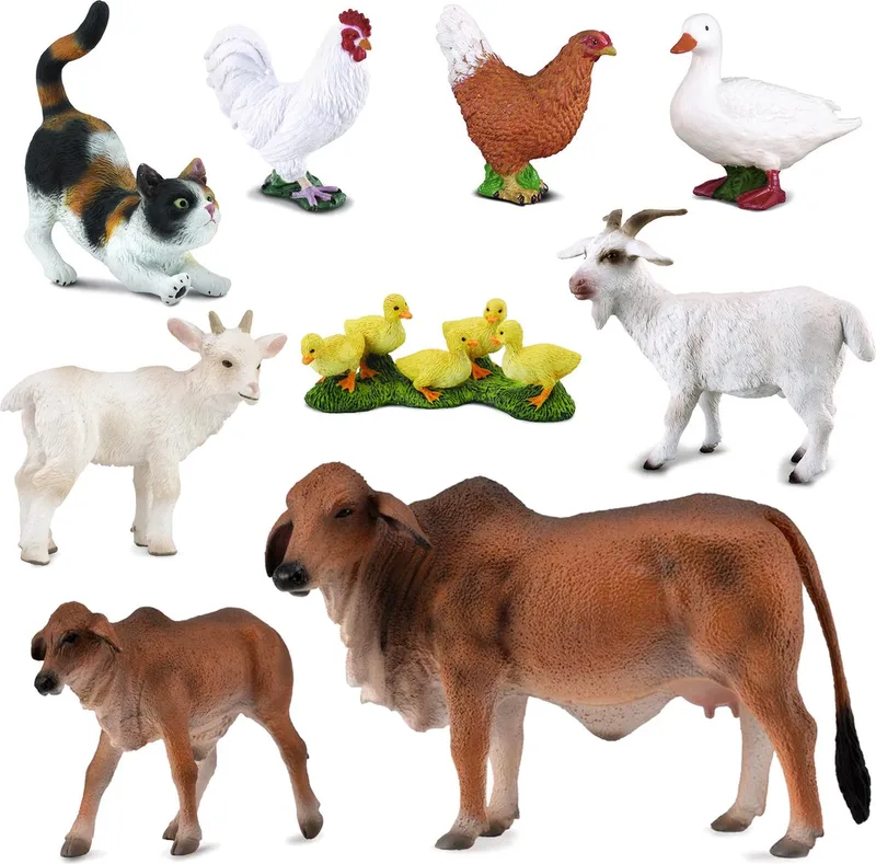 Set beeldjes voor kinderen, beeldjes - boerderijdieren 3+ by Collecta in Kleurrijk – product photo