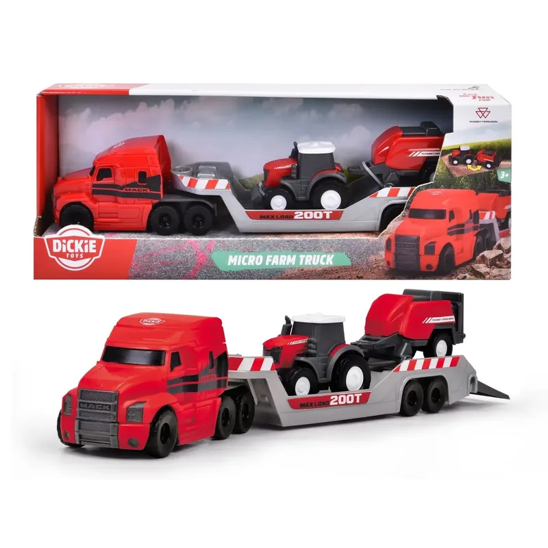 Massey Ferguson Micro Farm Truck fra Dickie Toys – produktbillede