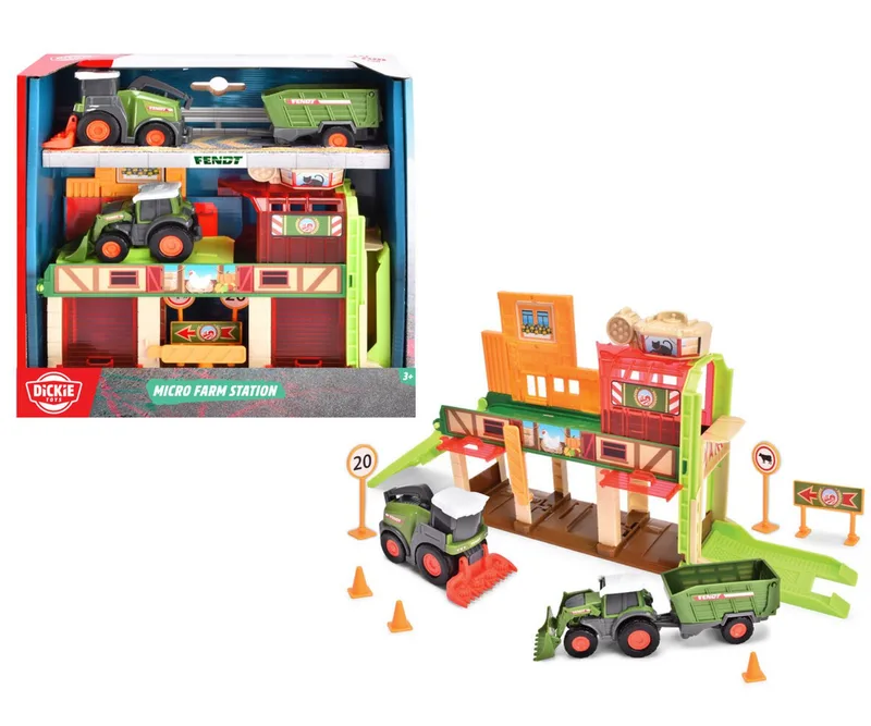 Spiel-Gebäude Micro Farm Station by Dickie Toys in Bunt – product photo