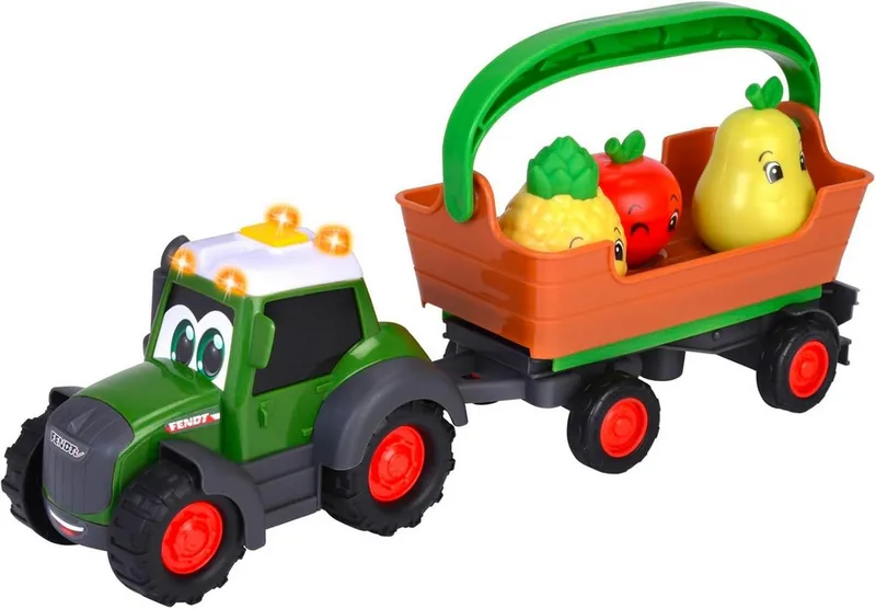 Spielzeug-Traktor Dickie Toys ABC Freddy Fruit Fendt Traktor + Anhänger ab 12 Monate fra Dickie Toys – produktbillede
