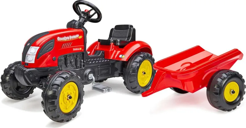 Country Farmer - Jongens - Traptractor by Falk in Rood – product photo