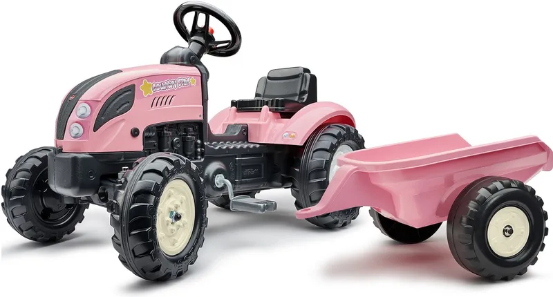 Tractor Country Farmer Set Pink 2+ by Falk in Roze – product photo