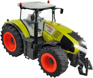 RC-Traktor CLAAS Lexion 870, mit Fernbedienung und bis zu 25 m Reichweite fra Happy People i Grøn – produktbillede 4 af 5
