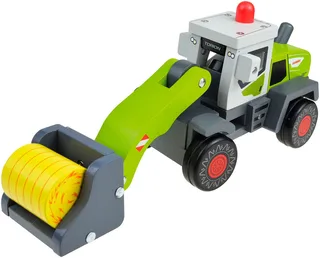 Spielzeug-Radlader CLAAS Kids Torion 2014, aus Holz fra Happy People i Grøn – produktbillede 1 af 5