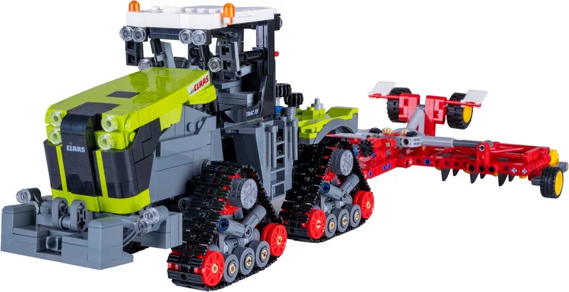 CaDA, Bricks, Claas Xerion 5000 Trac TS (402856) Konstruktions-Spielset, (1336 St) från Jamara i Grün – produktbild