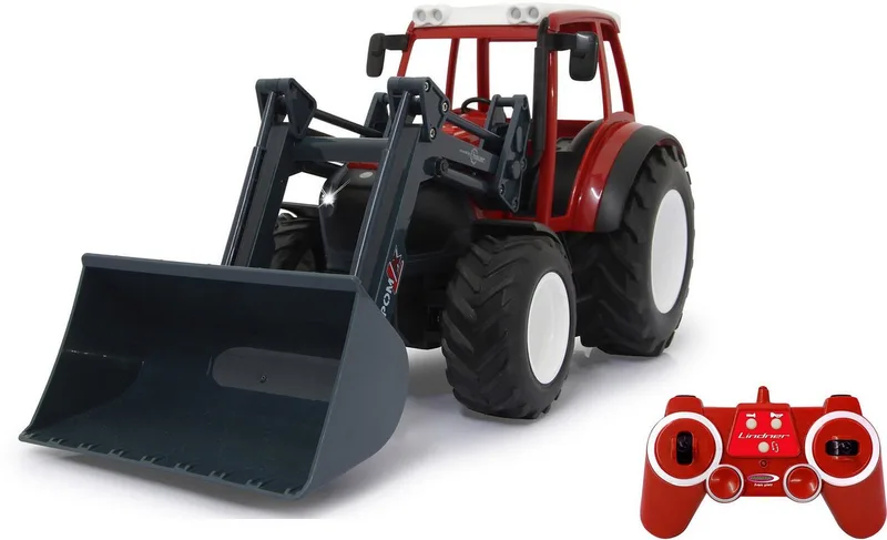 RC-Traktor Lindner Geotrac mit Frontlader, mit Licht und Sound by Jamara in Rot – product photo