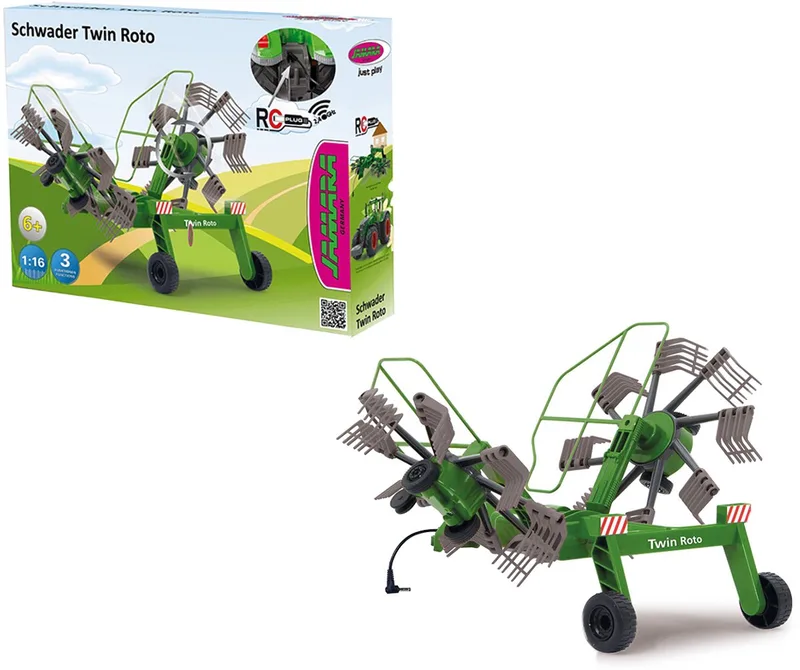 RC voertuig Landbouwvoertuigen - 412411 Twin Rotor Hooischudder voor RC Tractor RC Model Kant en Klaar - 1:16 by Jamara in Multi – product photo
