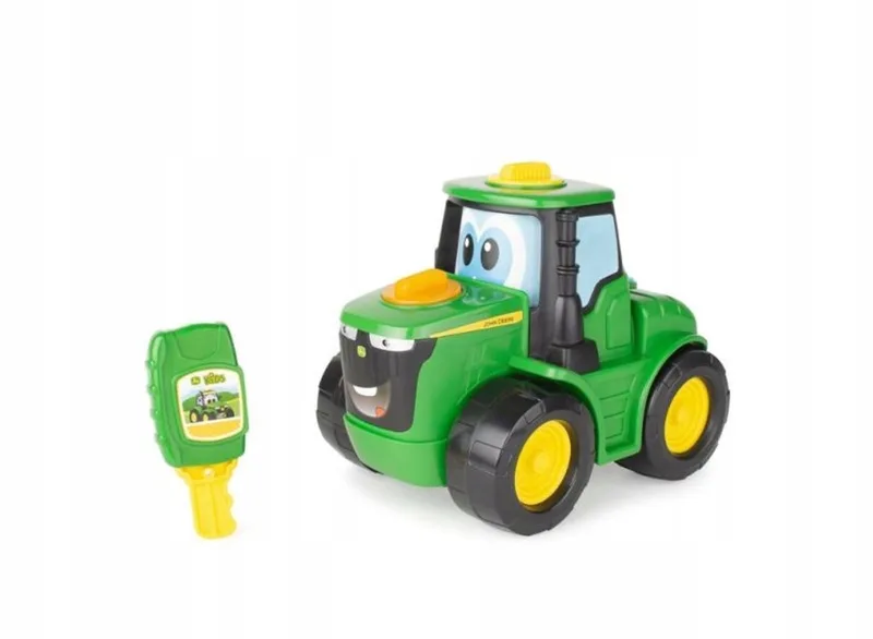 Johnny Tractor Key-n-Go Interactieve Speelgoedtractor de John Deere – photo du produit