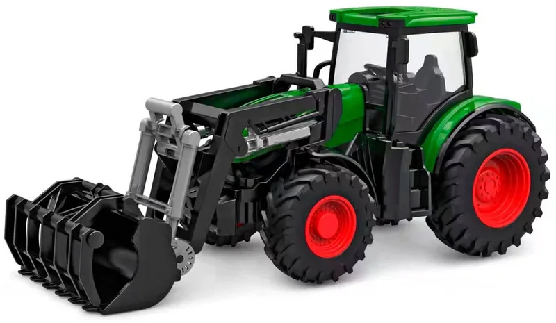 RC Tractor met Frontlader - Groen by Kids Globe in Meerkleurig – product photo