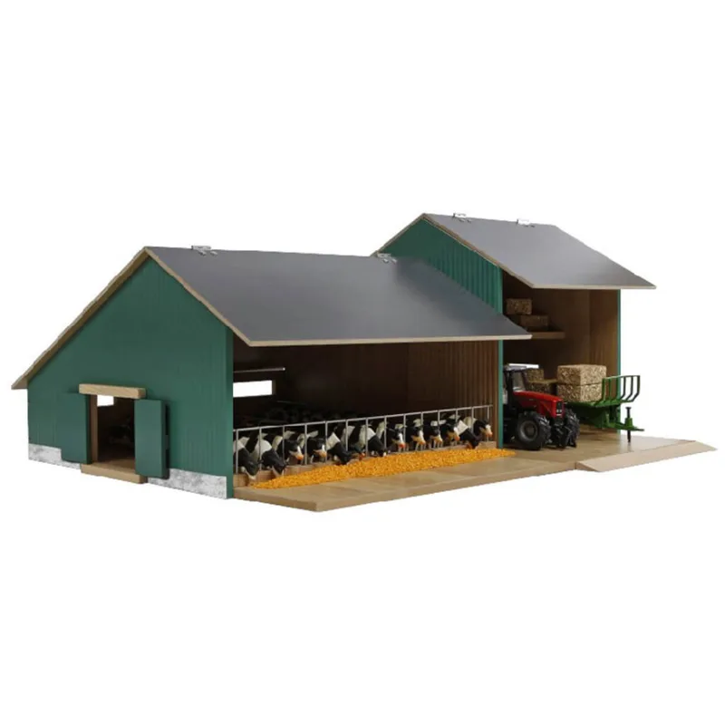 Stal met landbouwloods 1:32 van Kids Globe – productfoto