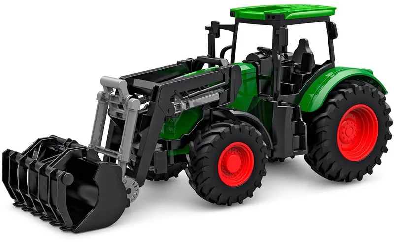 Tractor met Frontlader - Groen by Kids Globe in Meerkleurig – product photo